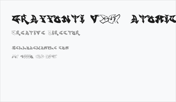 graffonti v351  atomicbomb Business Card