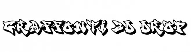 graffonti.3d.drop  免费字体下载