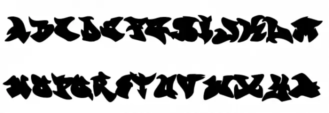 graffontigradientfill Шрифта ВЕРХНИЙ
