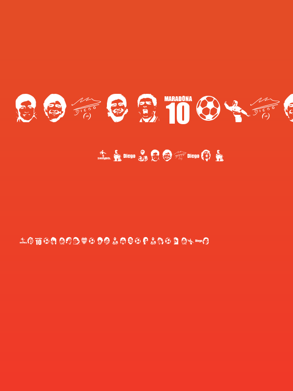 grande maradona Poster