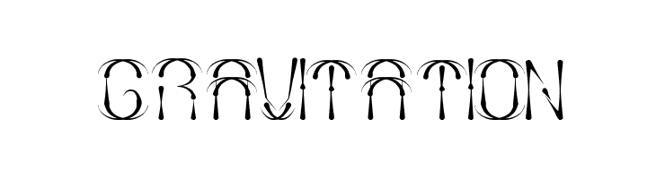 gravitation  नि: शुल्क फ़ॉन्ट्स डाउनलोड
