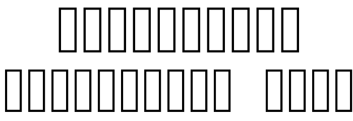 grean Font OTHER CHARS