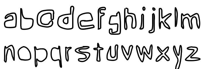 grean Font LOWERCASE