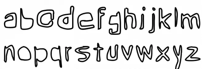 grean Schriftart Groß