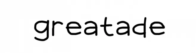 greatade  Frei Schriftart Herunterladen