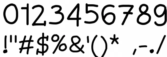 greatade Font OTHER CHARS