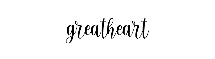 greatheart  免费字体下载