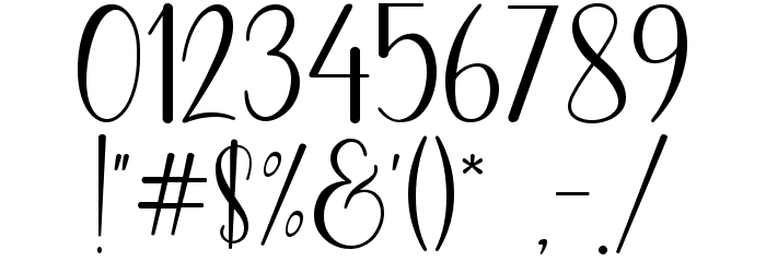 greatheart Font OTHER CHARS