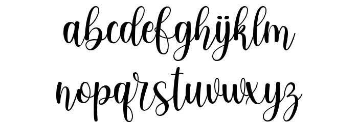 greatheart Font LOWERCASE