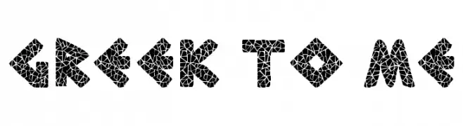 greek to me  لخطوط تنزيل