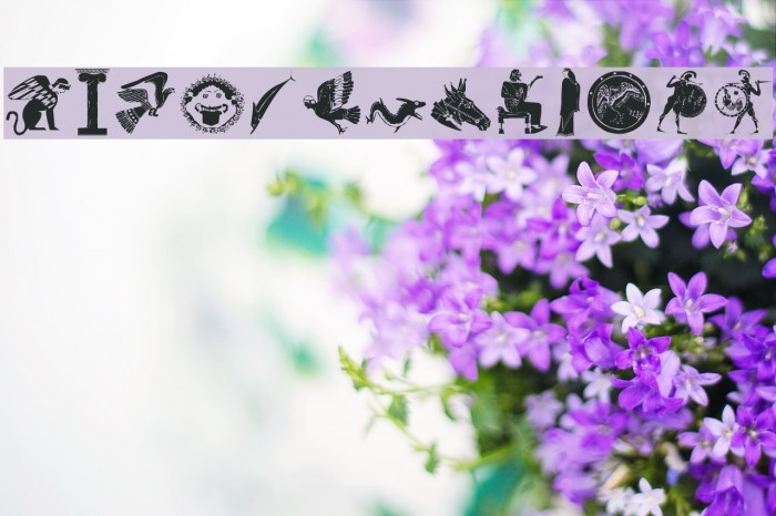 greek1 Font examples