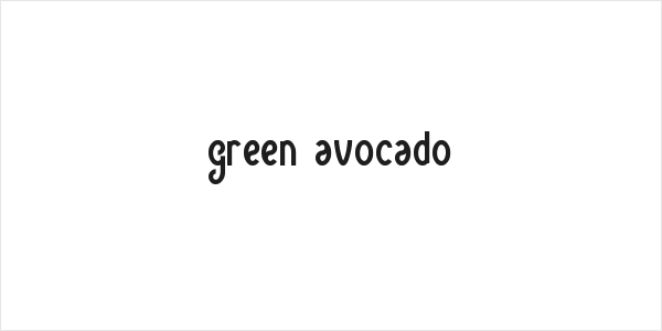 green avocado Logo