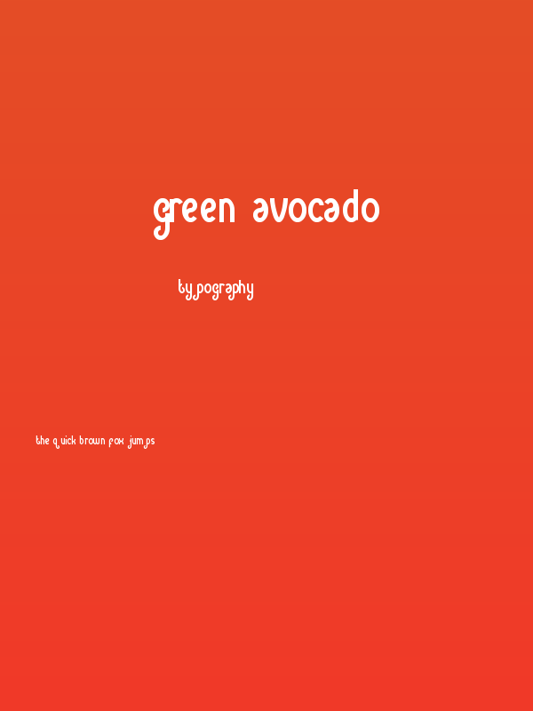 green avocado Poster