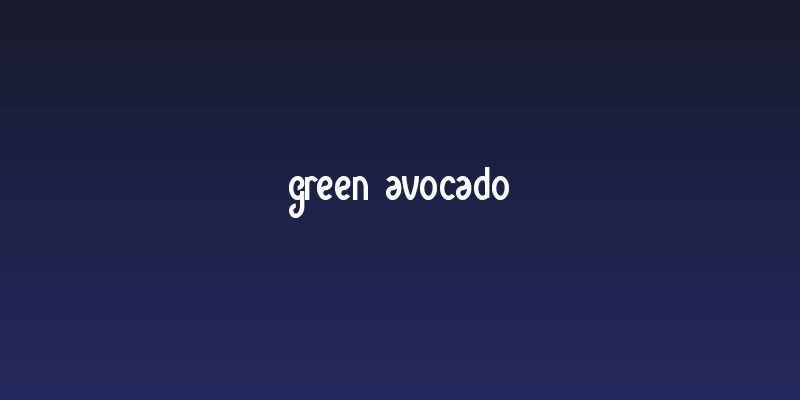 green avocado Social Header