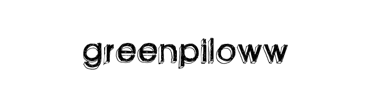 green piloww Font