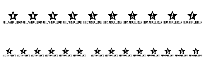 green piloww Font OTHER CHARS