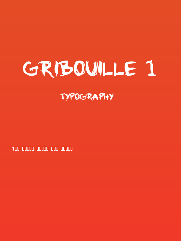 gribouille 1 Poster