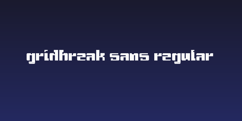 gridbreak sans Regular Social Header