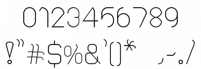 grigo Font OTHER CHARS