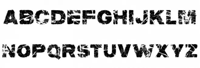 groOvEd PERSONAL USE Regular Шрифта ВЕРХНИЙ