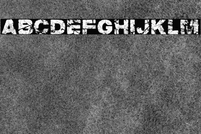 groOvEd PERSONAL USE Regular Font examples