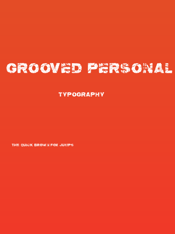 groOvEd PERSONAL USE Regular Poster