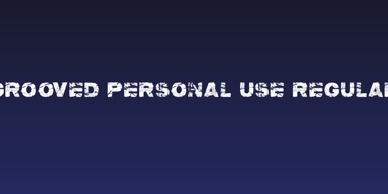 groOvEd PERSONAL USE Regular Social Header