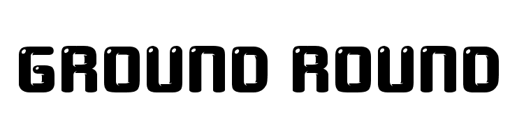 ground round Font