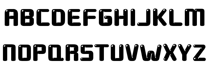 ground round Font LOWERCASE