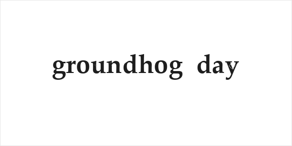 groundhog day Logo