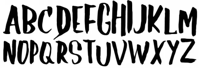 GS Claretta Brush Font Litere mari
