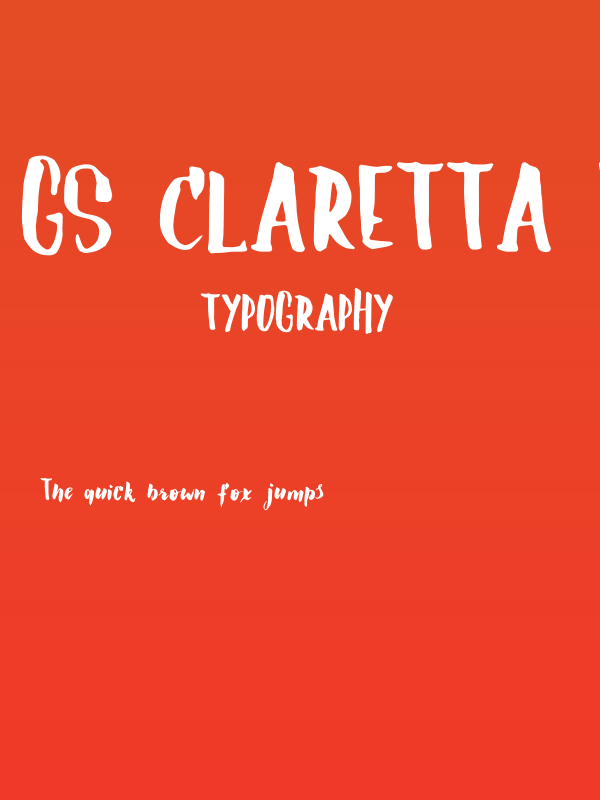 GS Claretta Brush Poster
