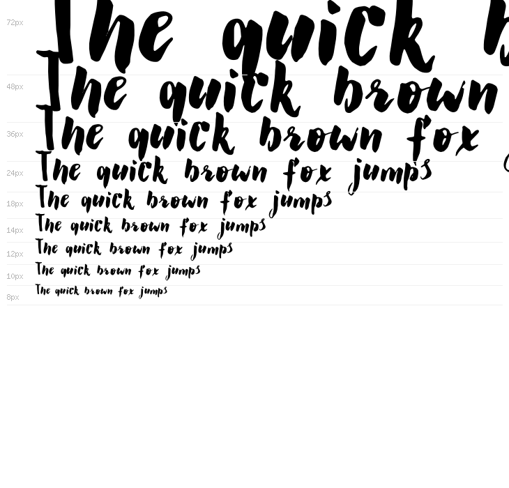 GS Claretta Brush Waterfall