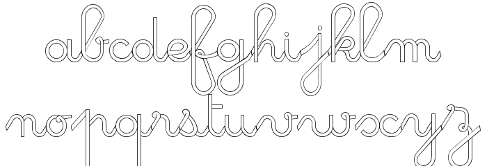 GS Open Font LOWERCASE