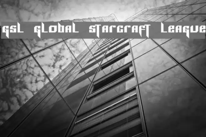 GSL [Global StarCraft League] Font examples