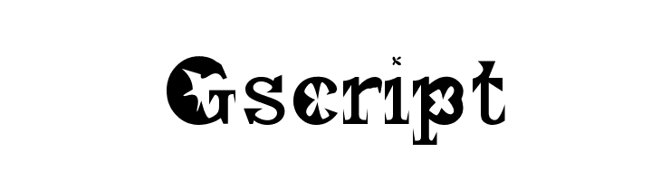 Gscript  免费字体下载