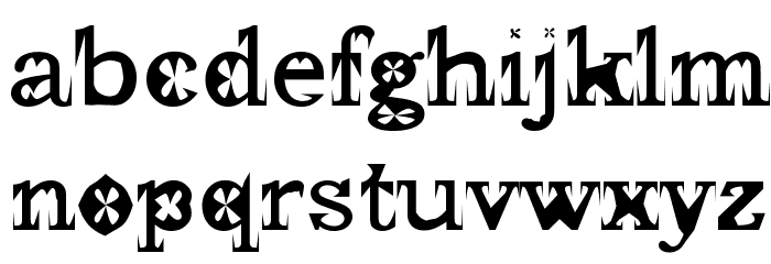 Gscript Font LOWERCASE