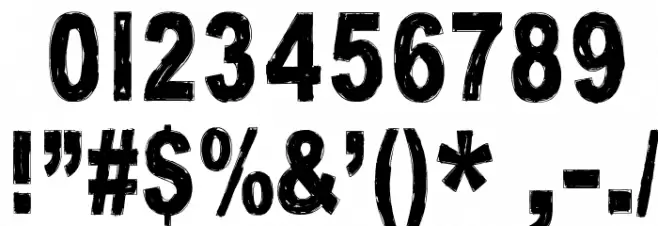 Gsubadaslowly Font OTHER CHARS