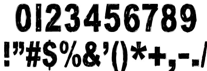 Gsubadaslowly Font OTHER CHARS