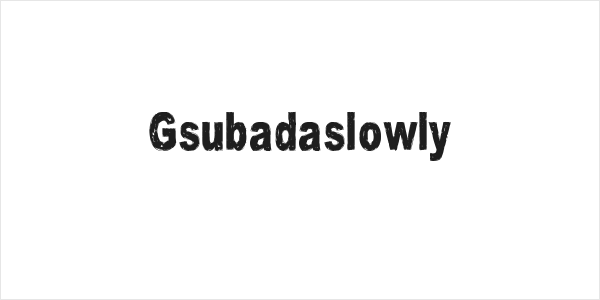 Gsubadaslowly Logo