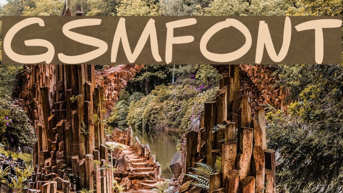 gsmfont Font examples