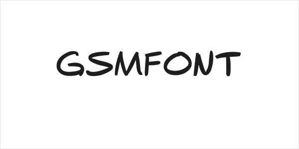 gsmfont Logo