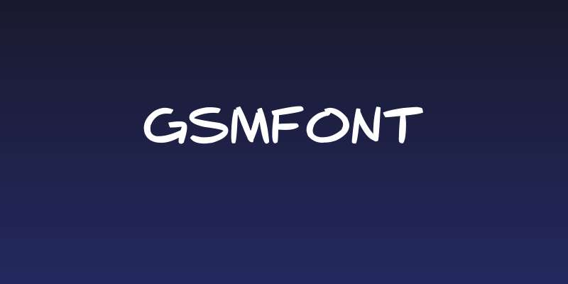 gsmfont Social Header