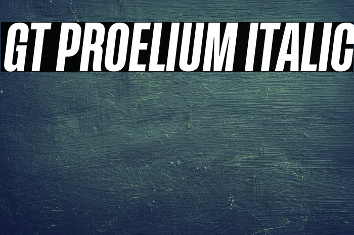 GT Proelium Italic Example 2
