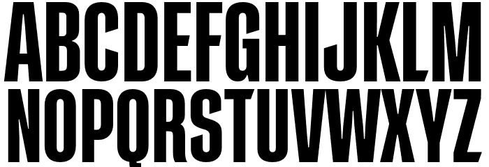 GT Proelium Sharp Font UPPERCASE