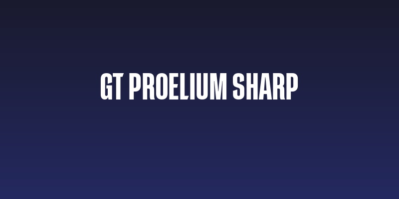 GT Proelium Sharp Social Header