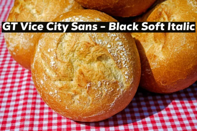 GT Vice City Sans - Black Soft Italic Example 1