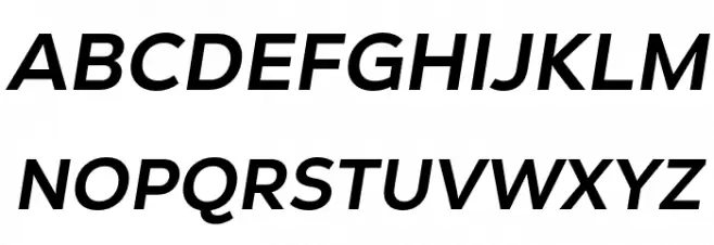 GT Vice City Sans - Bold Italic Caratteri MAIUSCOLE