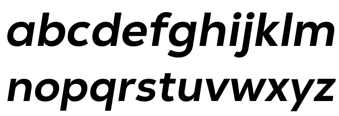 GT Vice City Sans - Bold Italic Font LOWERCASE