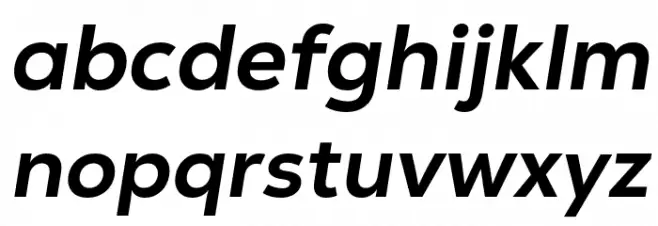 GT Vice City Sans - Bold Italic Caratteri MINUSCOLO